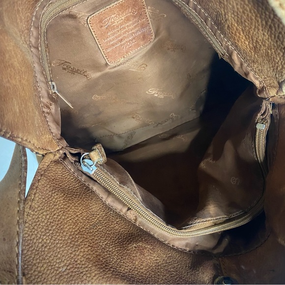 Vintage Fossil tan /brown leather shoulder bag75082 (b83) - Picture 17 of 17